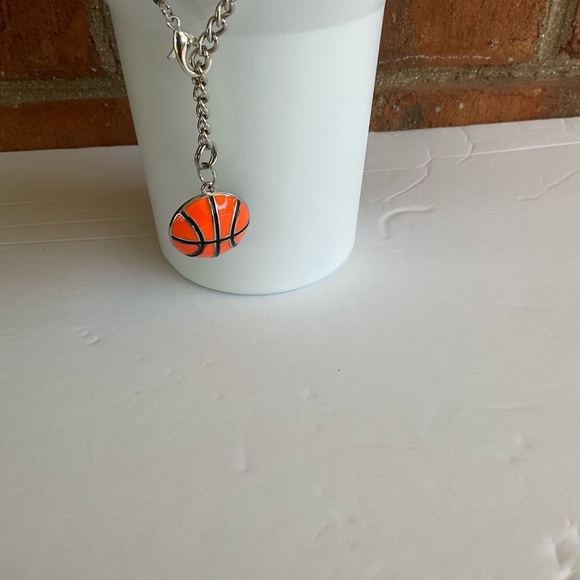 Hand Crafted Tumbler Handle Charm Basketball Stanley Cup Water Bottle Purse - Picture 8 of 11